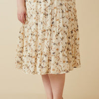 Mimi Floral Skirt・Curvy