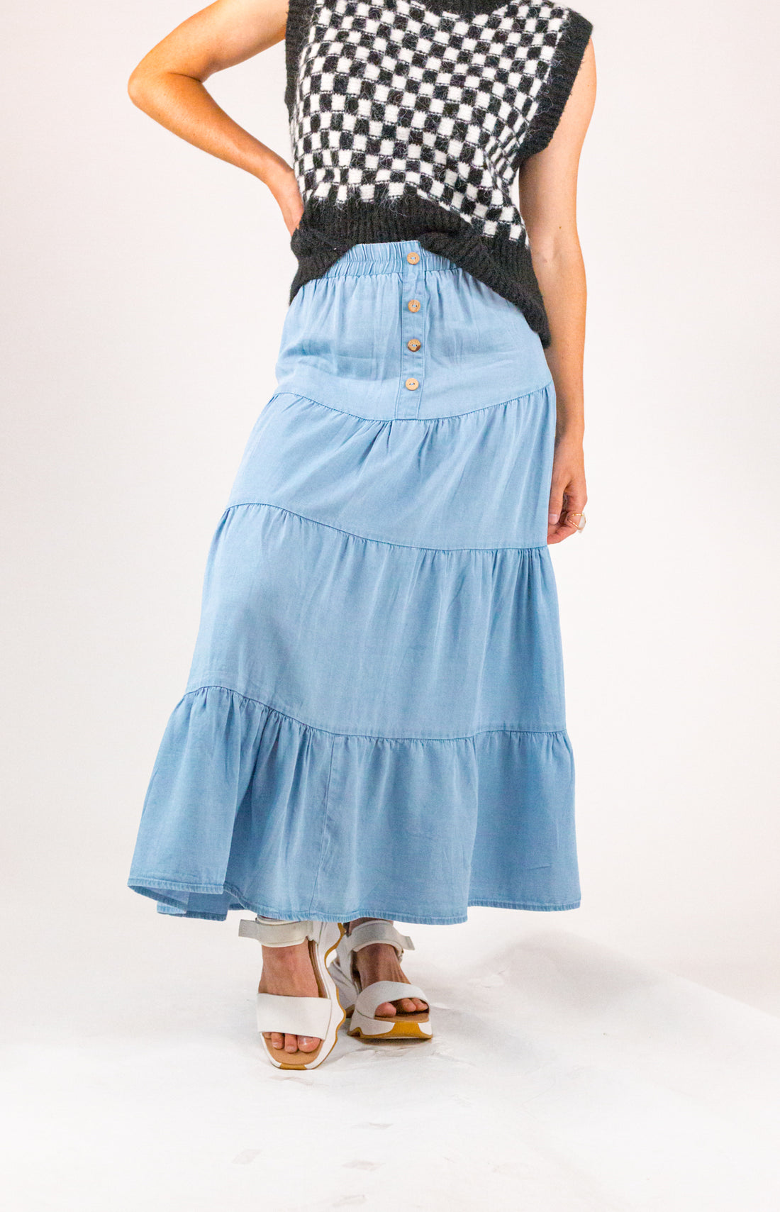 Cedar Denim Skirt ★ Restocked