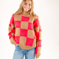 Rae Checkered Sweater