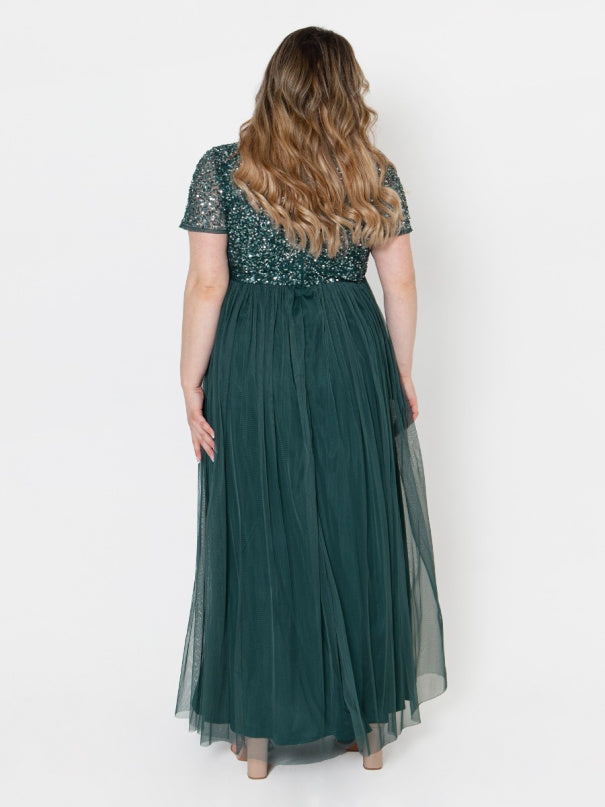 Bloom Gown Curvy・Emerald